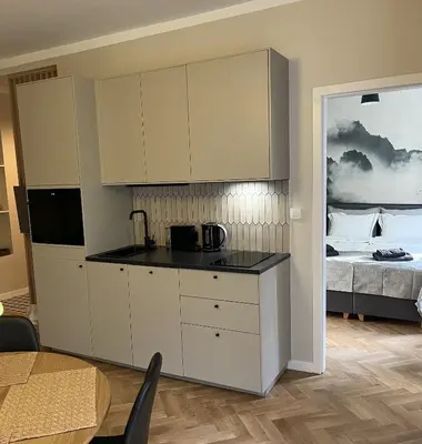 Kuchnia lub aneks kuchenny w obiekcie Luna Apartment