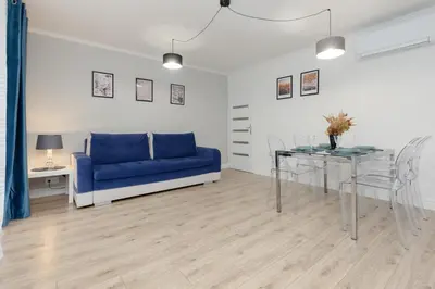 Część wypoczynkowa w obiekcie Praga Apartment Łukowska by Noclegi Renters