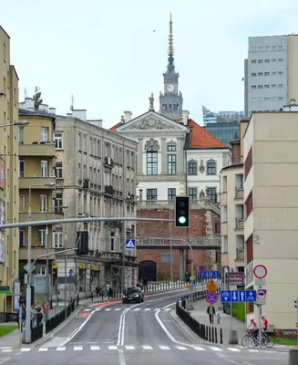 Plan piętra w obiekcie Apartamenty Powiśle ul. Tamka