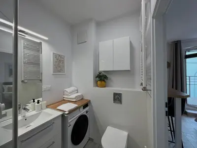 Łazienka w obiekcie Studio Apartment Honey by Galeria Północna