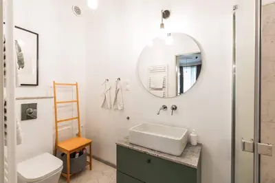 Plan piętra w obiekcie Cute Apartment perfect for business and travel.
