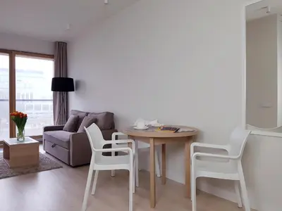 Część wypoczynkowa w obiekcie Chopin Apartments - City