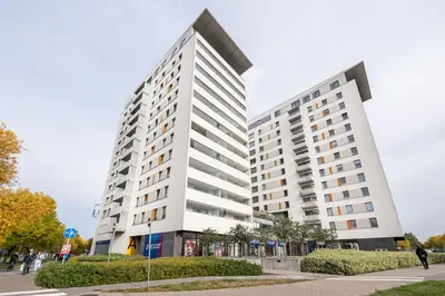 Budynek, w którym mieści się apartament