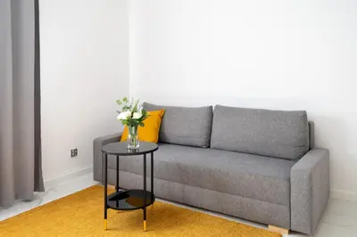 Część wypoczynkowa w obiekcie Park Skaryszewski Cosy Apartment by BookingHost