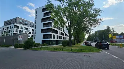 Budynek, w którym mieści się apartament