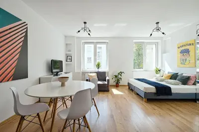 Część wypoczynkowa w obiekcie Urbannestgroup - Angorska przy Stadionie Narodowym