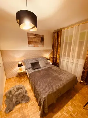 Łóżko lub łóżka w pokoju w obiekcie ClickTheFlat Wokalna Apart Rooms