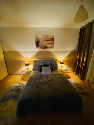 Łóżko lub łóżka w pokoju w obiekcie ClickTheFlat Wokalna Apart Rooms