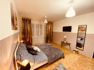 Łóżko lub łóżka w pokoju w obiekcie ClickTheFlat Wokalna Apart Rooms