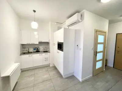 Kuchnia lub aneks kuchenny w obiekcie Concept Mokotów Prime Apartment