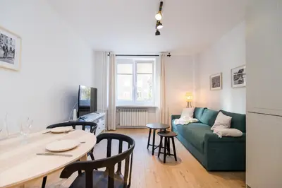 Telewizja i/lub zestaw kina domowego w obiekcie ShortStayPoland Dąbrowszczaków (B138)