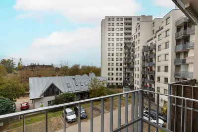 Budynek, w którym mieści się apartament