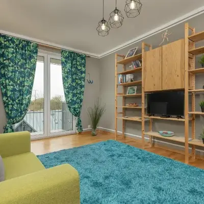Turquoise Blue Apartment Warsaw Białołęka by Noclegi Renters
