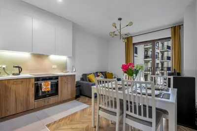 Kuchnia lub aneks kuchenny w obiekcie Business District Apartment - Parking, Balcony by Rentujemy