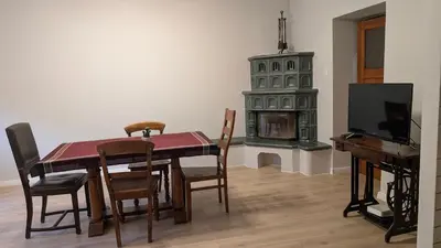 Telewizja i/lub zestaw kina domowego w obiekcie Velvet Apartament Kopińska