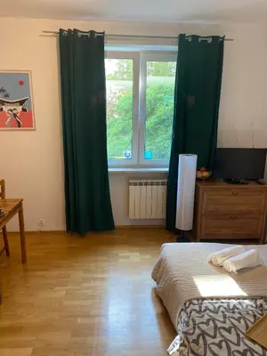 Telewizja i/lub zestaw kina domowego w obiekcie Na Wspólnej Apartament