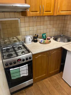 Kuchnia lub aneks kuchenny w obiekcie Na Wspólnej Apartament
