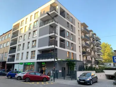 Budynek, w którym mieści się apartament