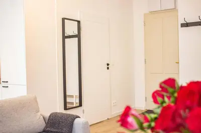 Część wypoczynkowa w obiekcie Przytulne mieszkanie w Centrum
