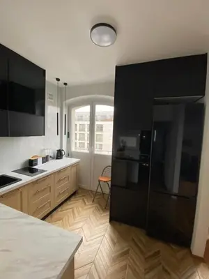 Kuchnia lub aneks kuchenny w obiekcie OhMyHome - Plac Pięciu Rogów - Centrum
