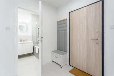 Łazienka w obiekcie Warsaw City Jutrzenki Premium