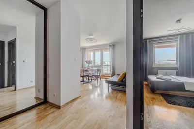 Część wypoczynkowa w obiekcie Apartament CH Promenada