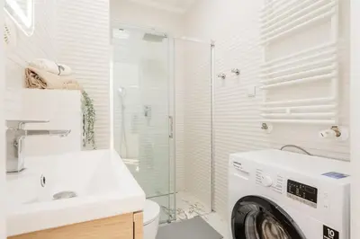 Łazienka w obiekcie Wiktoryn 21 Citysphere Premium Suite 2