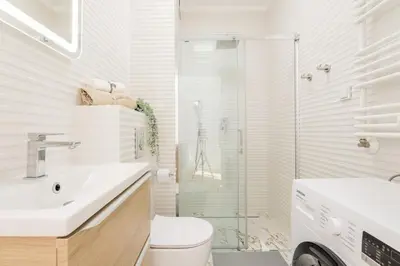 Łazienka w obiekcie Wiktoryn 21 Citysphere Premium Suite 2