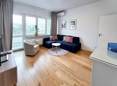 Część wypoczynkowa w obiekcie Warsaw Concierge Hoża Centrum