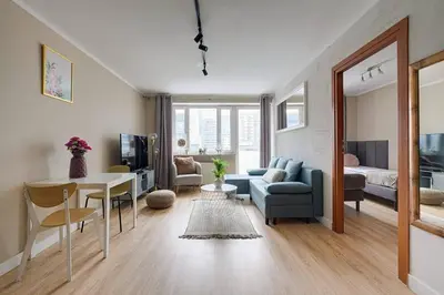 Część wypoczynkowa w obiekcie Privilage Location Apartament w Centrum