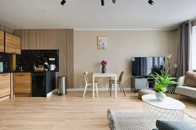 Kuchnia lub aneks kuchenny w obiekcie Privilage Location Apartament w Centrum