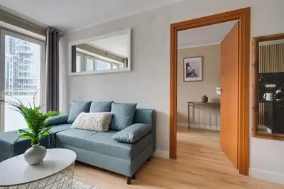 Część wypoczynkowa w obiekcie Privilage Location Apartament w Centrum