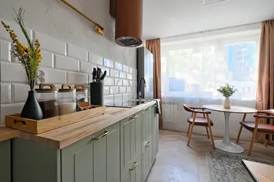 Kuchnia lub aneks kuchenny w obiekcie Nordic Apartment 2 bedrooms and AC, Center