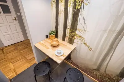 Plan piętra w obiekcie Boutique Apartment Emilii Plater 55 Two Rooms Apartment Balcony