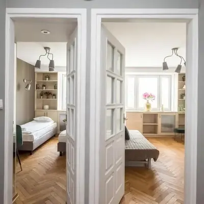 Boutique Apartment Emilii Plater 55 Two Rooms Apartment Balcony