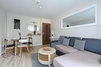 Część wypoczynkowa w obiekcie URBAN NOMAD APARTMENT next to Palace of Culture