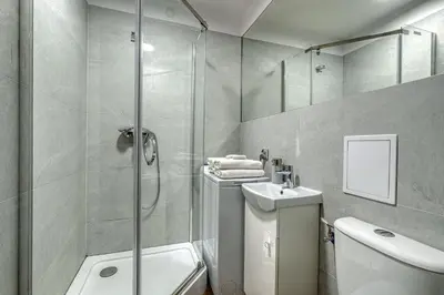 Łazienka w obiekcie 3rooms at Emilii Plater 55 Deluxe Residence in Warsaw Manhattan