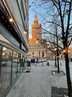 Budynek, w którym mieści się apartament