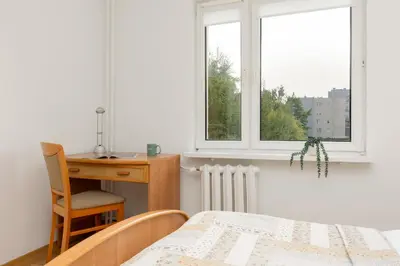 Łóżko lub łóżka w pokoju w obiekcie Soft Dream Apartment Warsaw Bemowo by Noclegi Renters