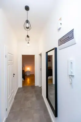 Plan piętra w obiekcie Cozy, fully equipped apartment in Mokotów district