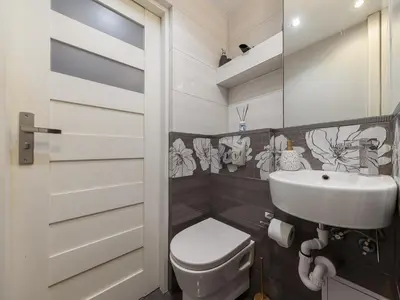 Łazienka w obiekcie Studio metro Świetokrzyska