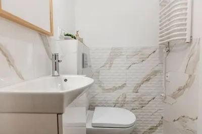 Łazienka w obiekcie Stylish&Modern Studio in the heart of Warsaw!New!