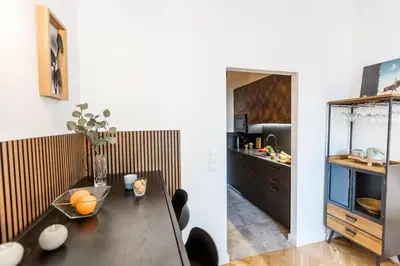 Kuchnia lub aneks kuchenny w obiekcie Stylish&Modern Studio in the heart of Warsaw!New!