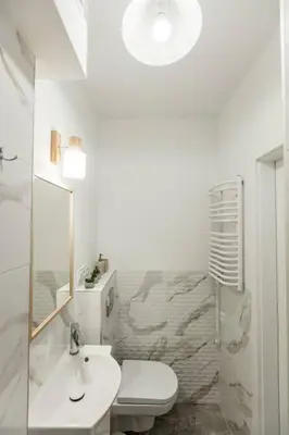 Łazienka w obiekcie Stylish&Modern Studio in the heart of Warsaw!New!