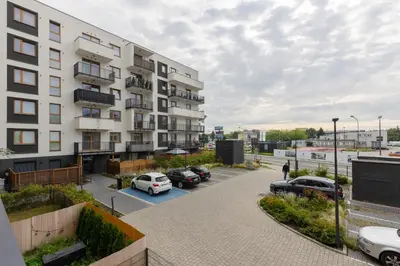 Budynek, w którym mieści się apartament