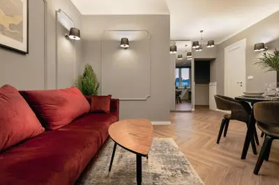 Część wypoczynkowa w obiekcie Ruby House Warsaw City Center