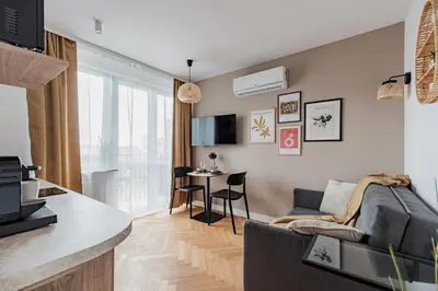 Część wypoczynkowa w obiekcie Apartments Modern City Centre Pańska by Arrenda