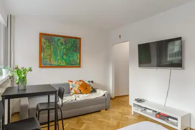 Telewizja i/lub zestaw kina domowego w obiekcie ShortStayPoland Tamka