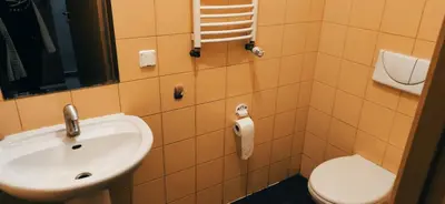 Łazienka w obiekcie Zaciszne pokoje
