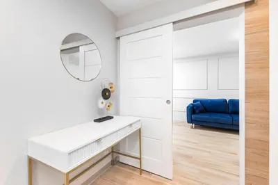 Część wypoczynkowa w obiekcie Apartament Grzybowska Premium by Your Freedom